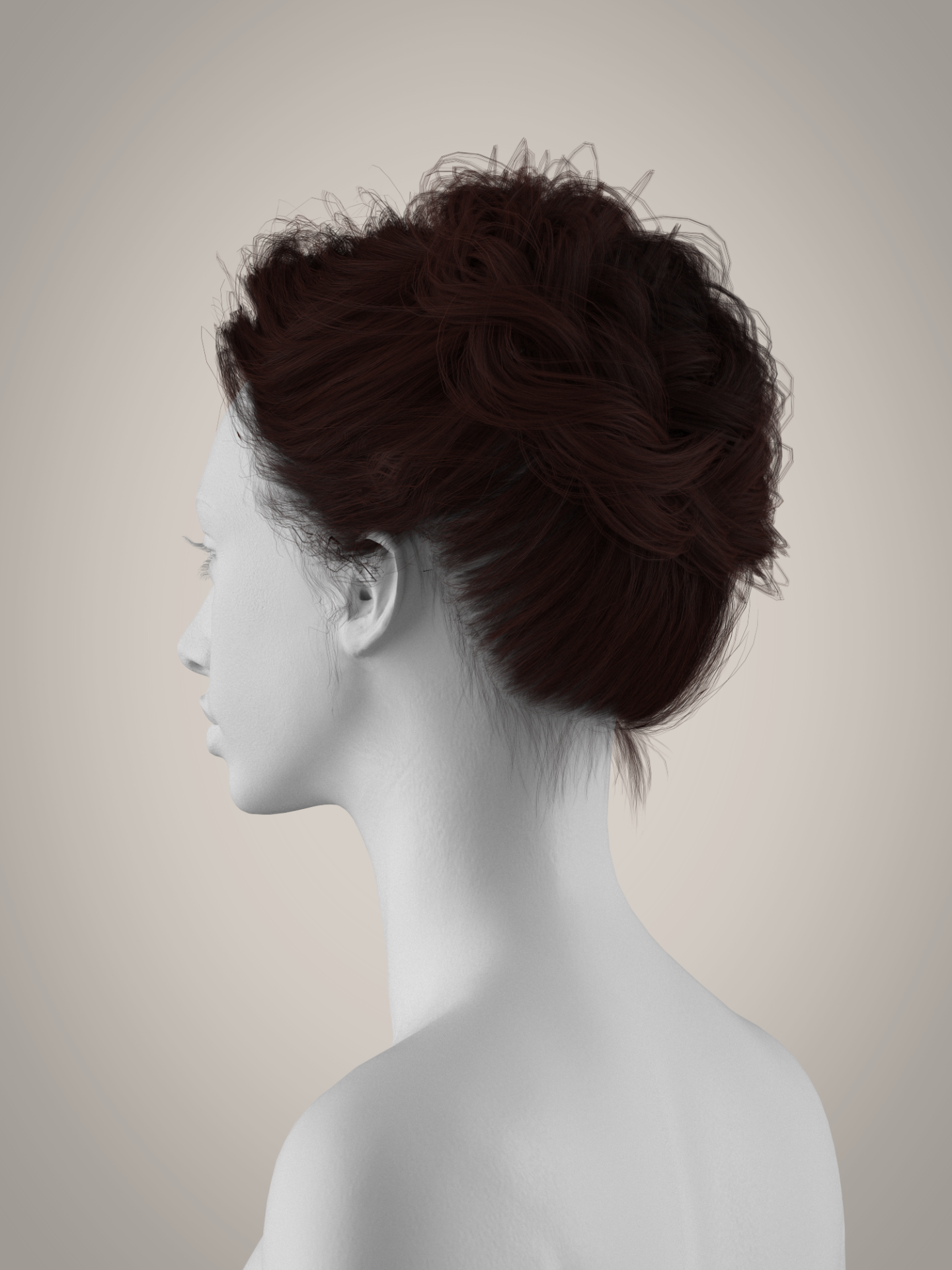 Red Hair in Bun - Image 4