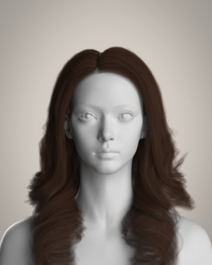 Long Loose Brown Hair