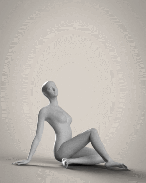 Relaxed Sitting Pose (FV2)