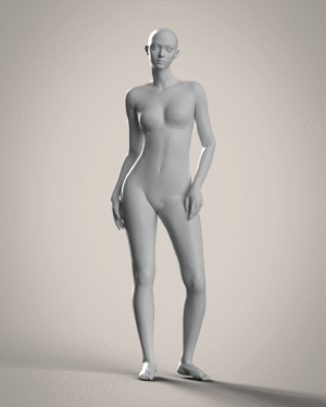 Standing Elegant Lean Pose (FV2)