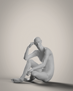 Focused Sitting Pose (MV2)